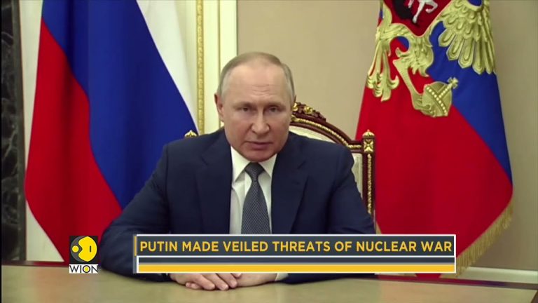In response to mounting western sanctions Russian president Putin raises threats of nuclear war