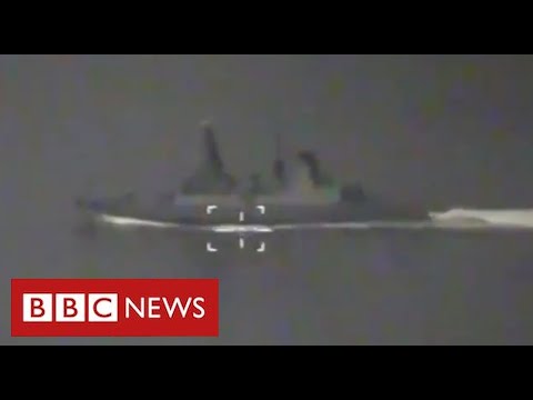 BBC journalist reports from British warship as Russia “fires warning shots” – BBC News