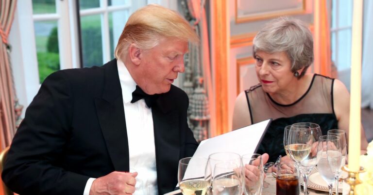 Donald Trump Made ‘Offensive Impressions’ Of Theresa May To Boris Johnson, Book Claims